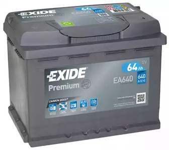 Стартерная аккумуляторная батарея EXIDE EA640